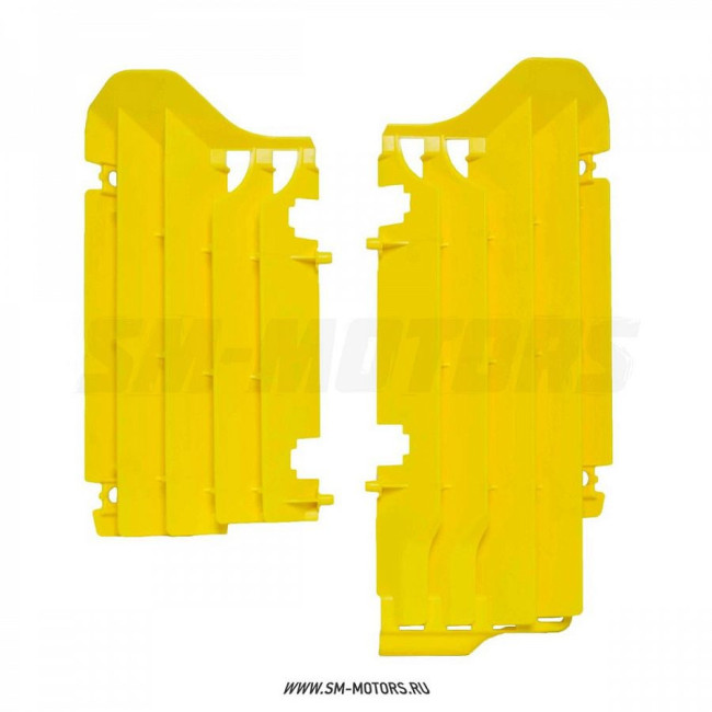 Решетки радиатора R-TECH (увеличенные) SUZUKI RMZ450 18-22 желтый (R-GRRMZGI0018)