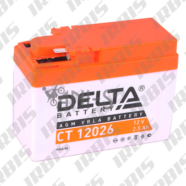 Аккумуляторная батарея 12V2,5Ah Slim (114х48х86) DELTA; DIO
