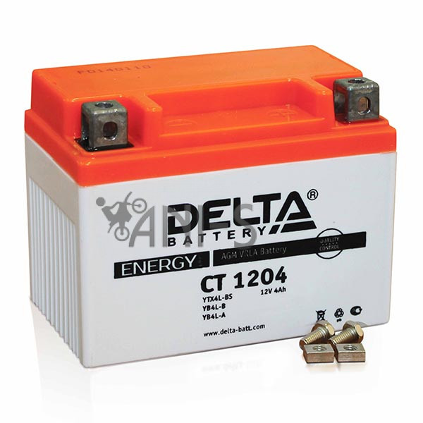 Аккумуляторная батарея 12V4Ah (113x70x87) (залитая, необслуж.) DELTA