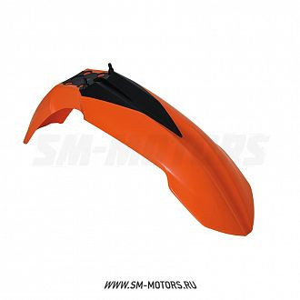 Крыло переднее R-TECH KTM SX/SX-F 07-12 EXC/EXC-F 08-12 оранжевый/черный (R-PAKTMAR0007)